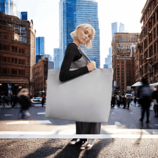 Reisenthel Τσάντα ώμου Shopper XL Herringbone Grey