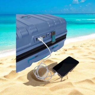 BG Berlin Σετ Βαλίτσες expandable 54cm-77cm Enduro Polypropylene Ice Blue