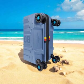 BG Berlin Σετ Βαλίτσες expandable 54cm-77cm Enduro Polypropylene Ice Blue