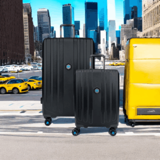 BG Berlin Σετ Βαλίτσες expandable 54cm-77cm Enduro Polypropylene Black