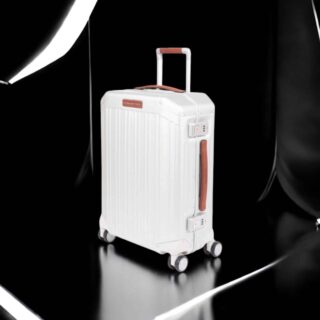 Piquadro Βαλίτσα Καμπίνας Slim 55cm Aluminium Grey