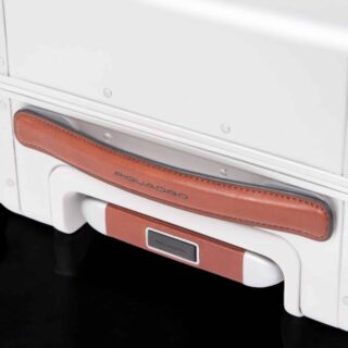 Piquadro Βαλίτσα Καμπίνας Slim 55cm Aluminium Grey