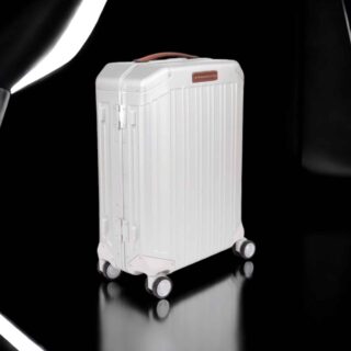 Piquadro Βαλίτσα Καμπίνας Slim 55cm Aluminium Grey