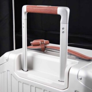 Piquadro Βαλίτσα Καμπίνας Slim 55cm Aluminium Grey