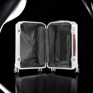 Piquadro Βαλίτσα Καμπίνας Slim 55cm Aluminium Grey