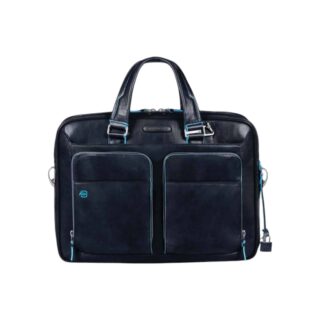 Piquadro Χαρτοφύλακας για laptop 15.6" Blue Square Blue