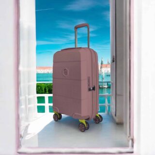 BG Berlin Βαλίτσα καμπίνας slim expandable 55cm Zip2 Dark Pink