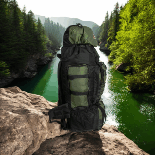 Σακίδιο πλάτης ορειβατικό Ταξιδιού αδιάβροχο 990 90L χακί