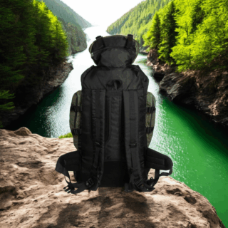 Σακίδιο πλάτης ορειβατικό Ταξιδιού αδιάβροχο 990 90L χακί