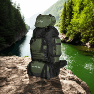 Σακίδιο πλάτης ορειβατικό Ταξιδιού αδιάβροχο 990 90L χακί