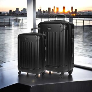 Βαλίτσες ταξιδιού Cardinal μεσαία-μεγάλη 2013/60/70 cm μαύρη