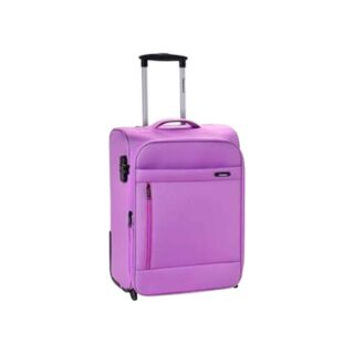 Diplomat Υφασμάτινη Βαλίτσα Καμπίνας Λιλά 55cm με 2 Ρόδες