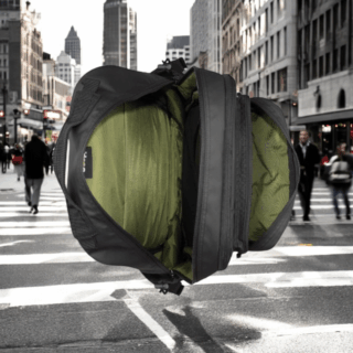 Jeep Σακίδιο πλάτης ταξιδίου 39lt Black