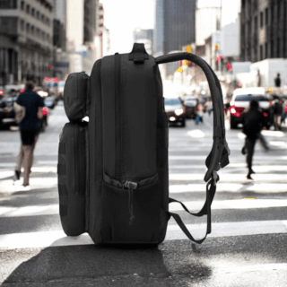 Jeep Σακίδιο πλάτης ταξιδίου 39lt Black