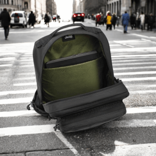 Jeep Σακίδιο πλάτης ταξιδίου 39lt Black