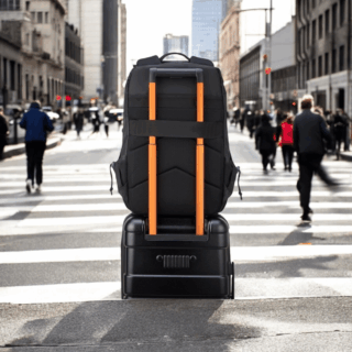 Jeep Σακίδιο πλάτης ταξιδίου 39lt Black