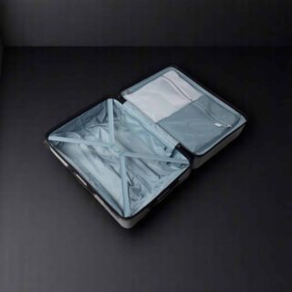 Newcom N1490/70 Βαλίτσα Μεγάλη Μαύρη με Ρόδες ABS+PC