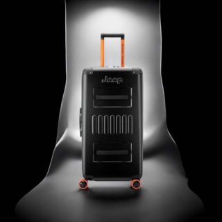 Jeep Βαλίτσα πολύ μεγάλη expandable 80cm Black