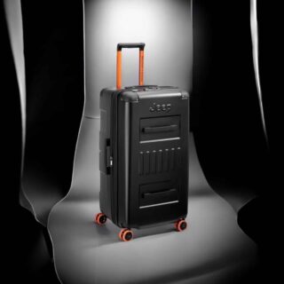 Jeep Βαλίτσα πολύ μεγάλη expandable 80cm Black