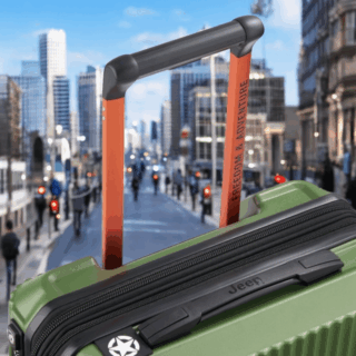 Jeep Βαλίτσα καμπίνας slim expandable 55cm Green