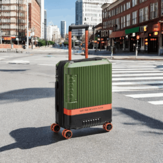 Jeep Βαλίτσα καμπίνας slim expandable 55cm Green