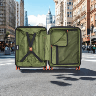 Jeep Βαλίτσα καμπίνας slim expandable 55cm Green