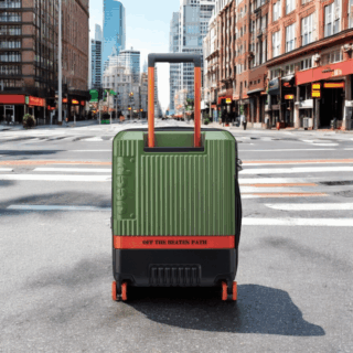 Jeep Βαλίτσα καμπίνας slim expandable 55cm Green