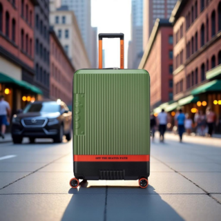 Jeep Βαλίτσα μεγάλη expandable 75.5cm Green