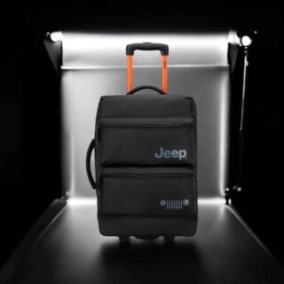 Jeep Σακ βουαγιάζ καμπίνας trolley 55cm Black