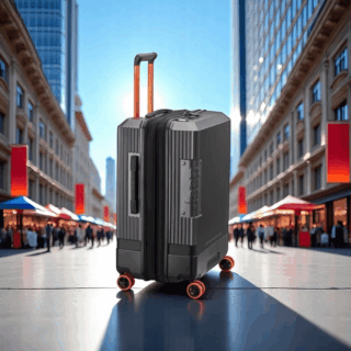 Jeep Βαλίτσα μεσαία expandable 68.5cm Antracite