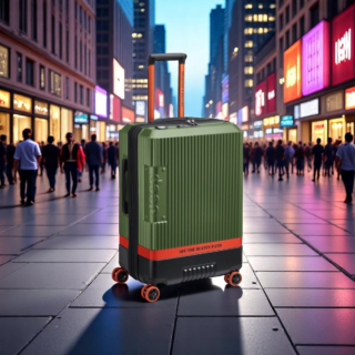 Jeep Βαλίτσα μεσαία expandable 68.5cm Green