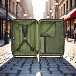 Jeep Βαλίτσα μεσαία expandable 68.5cm Green