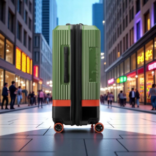 Jeep Βαλίτσα μεσαία expandable 68.5cm Green