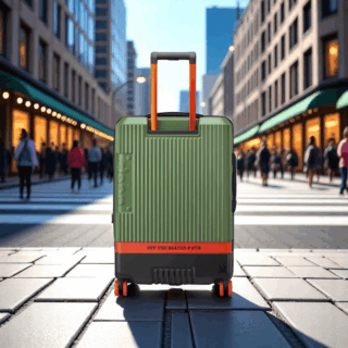 Jeep Βαλίτσα μεσαία expandable 68.5cm Green