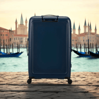 american tourister Spinner Exp Μεγάλη Βαλίτσα Σκληρή Midnight Blue