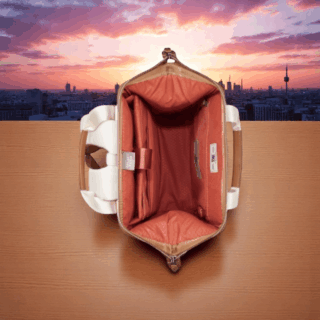 Delsey Chatelet Air 2.0 Angora Μπεζ Τσάντα Πλάτης Laptop