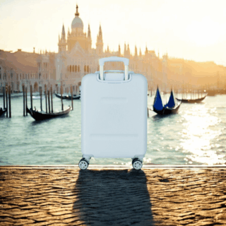 Disney Βαλίτσα καμπίνας παιδική slim 55cm Stitch Make a face