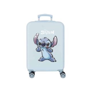Disney Βαλίτσα καμπίνας παιδική slim 55cm Stitch Make a face