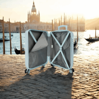 Disney Βαλίτσα καμπίνας παιδική slim 55cm Stitch Make a face