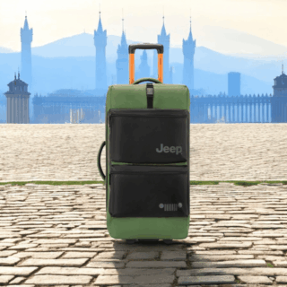 Jeep Σακ βουαγιάζ trolley 73cm Elm Green