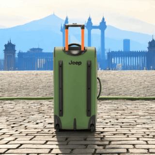 Jeep Σακ βουαγιάζ trolley 73cm Elm Green