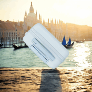 Disney Βαλίτσα καμπίνας παιδική slim 55cm Stitch Make a face