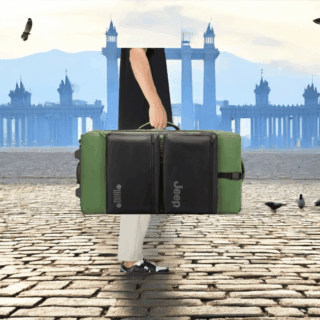 Jeep Σακ βουαγιάζ trolley 73cm Elm Green