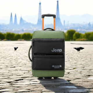 Jeep Σακ βουαγιάζ καμπίνας trolley 55cm Elm Green