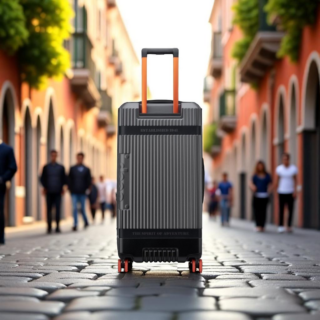 Jeep Βαλίτσα πολύ μεγάλη expandable 80cm Antracite