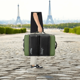 Jeep Σακ βουαγιάζ καμπίνας trolley 55cm Elm Green