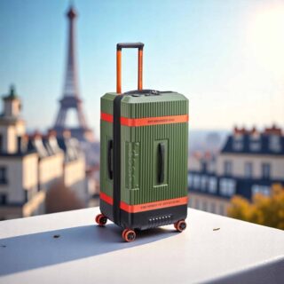 Jeep Βαλίτσα πολύ μεγάλη expandable 80cm Green