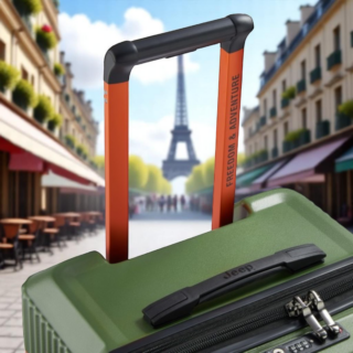 Jeep Βαλίτσα πολύ μεγάλη expandable 80cm Green