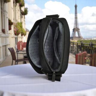 Delsey Picpus Μαύρο Τσαντάκι Ώμου 7.9” 2.7lt