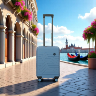 B|Y Βαλίτσα καμπίνας slim 55cm Ulisse Grey Blue